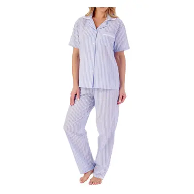 (Blue, 10/12) Slenderella PJ01225 Women's Cotton Pyjama Set