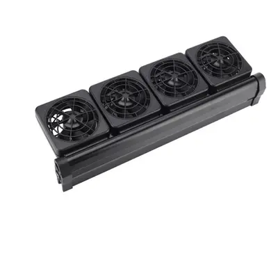 (US Plug, Type A) 4/5/6 Heads Aquarium Cooling Fan Water Fish Tank Cold Cool Wind Chiller