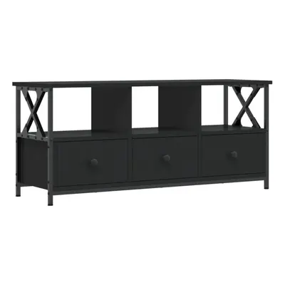 (black, x x cm) vidaXL TV Cabinet TV Unit TV Console Hifi Cabinet Engineered Wood and Iron