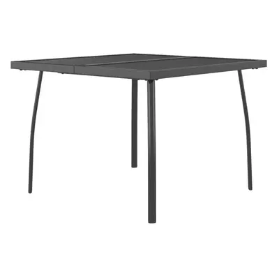 (100 x x cm) vidaXL Garden Table Outdoor Table Dining Room Table Anthracite Steel Mesh