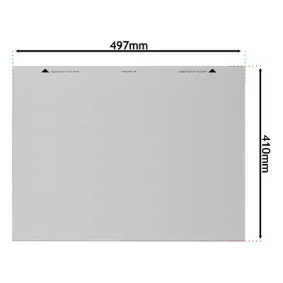 Main Inner Door Glass Pane for HOWDENS LAMONA HJA0150 Oven Cooker (497mm x 410mm)