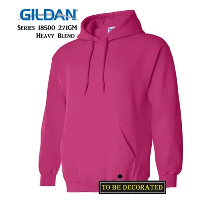 (2XL) Gildan Heliconia Pink Hoodie Heavy Blend Hooded Sweat Mens Pullover