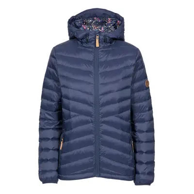 (8, Navy) Trespass Womens Down Jacket Hooded Coat Thora