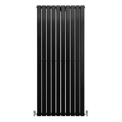 (Black, x 700mm) Flat Panel Radiators Horizontal Vertical Heater