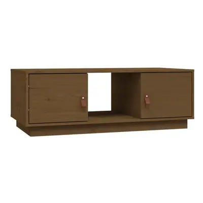 (Honey brown) vidaXL Solid Wood Pine Coffee Table Side Centre Accent End Table Multi Colours