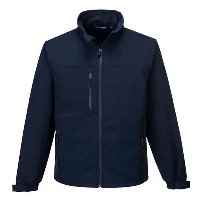 (L, Navy) Portwest Mens Soft Shell Jacket