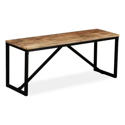 vidaXL Solid Mango Wood Bench 110x35x45cm Home Hallway Entryway Table Stand