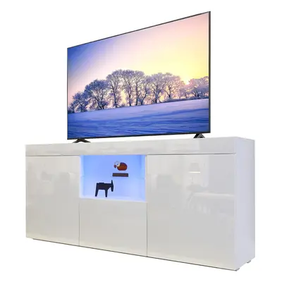 LED Modern TV Cabinet Unit Bench Cupboard