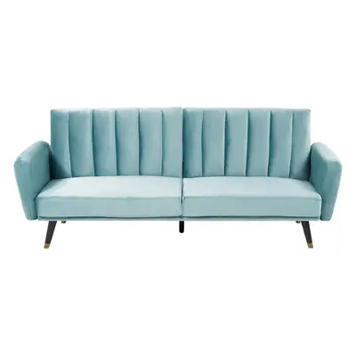 Sofa Bed VIMMERBY Light Blue Velvet