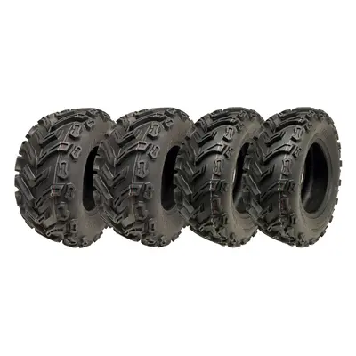 24x10.00-11 & 24x8.00-12 ATV Quad Tyres 6ply P3128 E-Mark Road Legal (Set of 4)