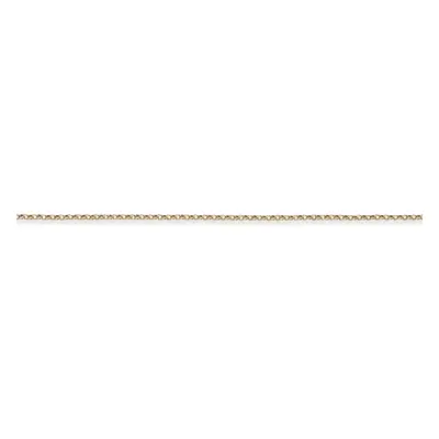 (16) Jewelco London 9ct Light Yellow Gold - Round Belcher Pendant Chain Necklace - 1.5mm gauge