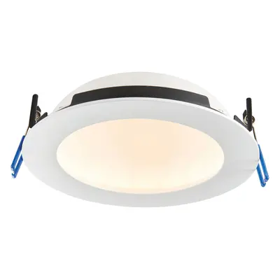 Anti-Glare Recessed IP65 Ceiling Downlight - 15W CCT LED - Matt White