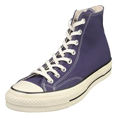 (8) Converse Chuck Hi Unisex Casual Trainers in Jeans Blue