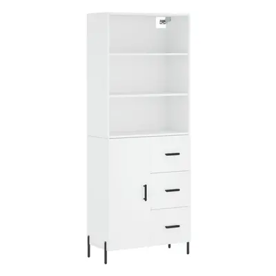 (white, door drawers) vidaXL Highboard Sideboard Storage Cabinet Home Side Cabinet Engineered Wo