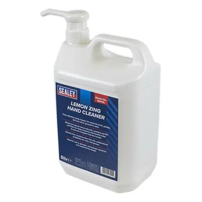 5L Lemon Zing Hand Cleaner - Oil Grease & Dirt - Solvent-Free - Dispensing Pump