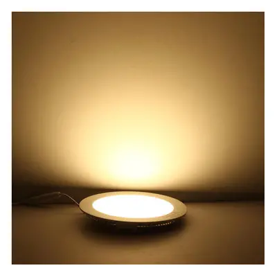 (Warm White) 12W Round Ceiling Ultra Thin Panel LED Lamp Down Light Light 85-265V