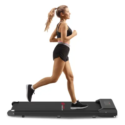 (Black) C1 Compact Motorized Treadmill with LCD Screen