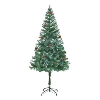 vidaXL Artificial Christmas Tree with Pinecones 180cm Holiday Xmas Decoration