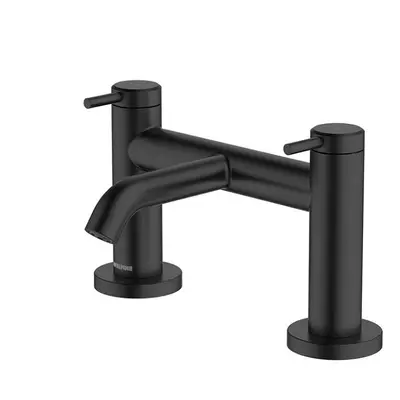 McAlpine Kelvin Bath Filler Taps BF-K-MB Matt Black Easy Installation