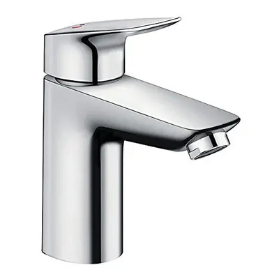 hansgrohe Logis basin mixer tap with CoolStart energy saving function and pop up waste, chrome