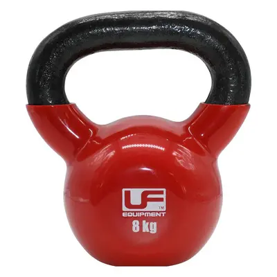 8KG Cast Iron Kettlebell - Podwer Coated & Dipped - Kettle Bell Metal Swing