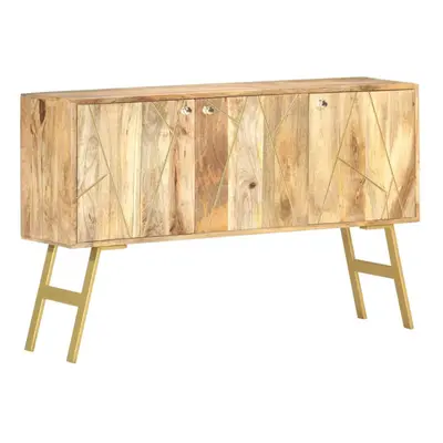 vidaXL Solid Mango Wood Sideboard 118x30x75cm Side Tables Drawer Cabinets