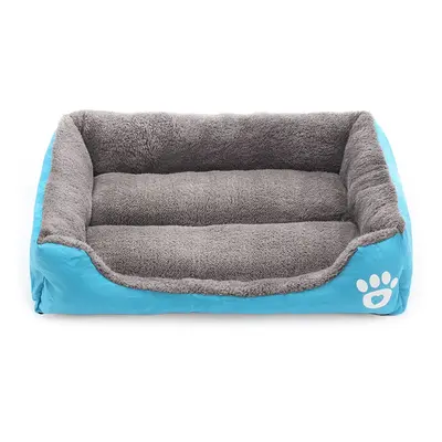 (Green) 110*85*19cm Soft Dog Cat Bed Puppy Cushion House Pet Warm Kennel Mat Blanket