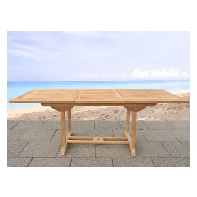 Garden table acacia wood - rectangular table, extendable - JAVA