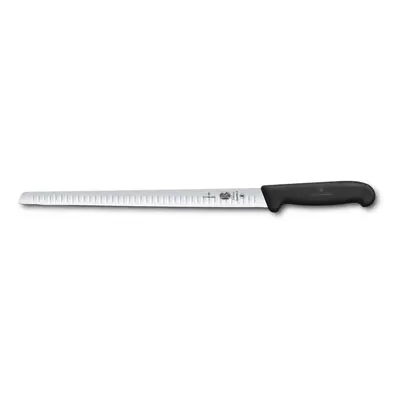 Victorinox Fibrox Collection Salmon Knife 30cm Fluted Edge (Black)