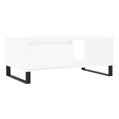 (white) vidaXL Coffee Table Side Table End Accent Telephone Sofa Table Engineered Wood