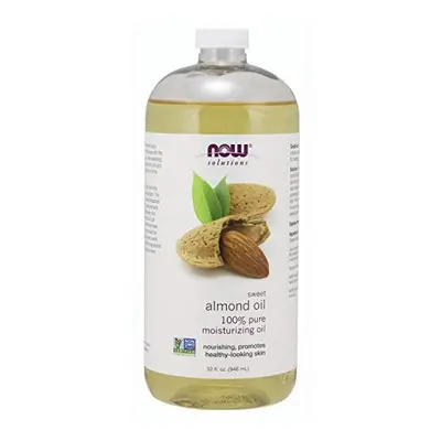 NOW Solutions, Sweet Almond Oil, 100% Pure Moisturizing Oil, Promotes Healthy-Looking Skin, Unsc