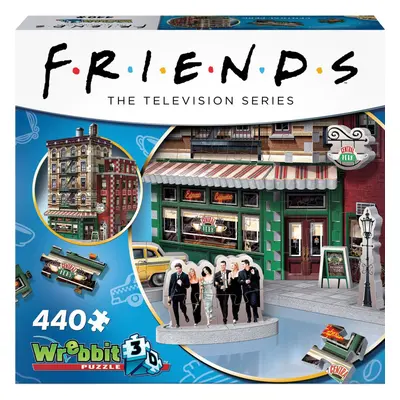 Wrebbit 3D Friends - Central Perk Jigsaw Puzzle - Pieces