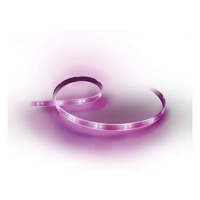 Philips Hue Lightstrip Plus v4 [2 m] White & Colour Ambiance Smart LED Kit with Bluetooth, Works