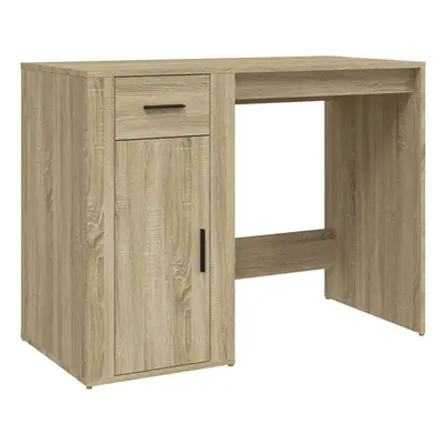 (sonoma oak) vidaXL Desk Office Table Computer Desk Study Working Table Engineered Wood