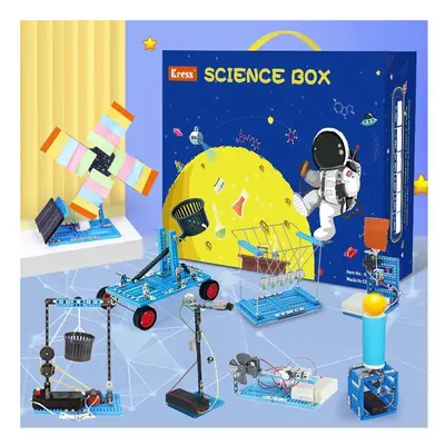 () 5-in-1 Burst/Dinosaur Crystal Experiment Chemical Science Experiment Set for Kids Educational