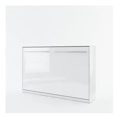 (White Gloss) CP-05 Horizontal Wall Bed Concept Pro 120cm