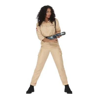 Womens Ghostbusters Lady Fancy Dress Costume (Size 8-10)