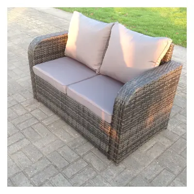 (love sofa , without rain covers) Wicker Rattan Garden Furniture Set Reclining Chair