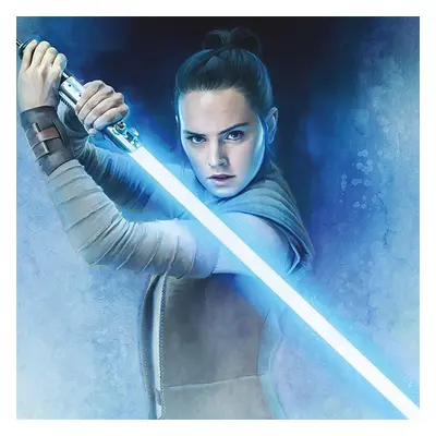 Star Wars: The Last Jedi Lightsaber Rey Canvas Print