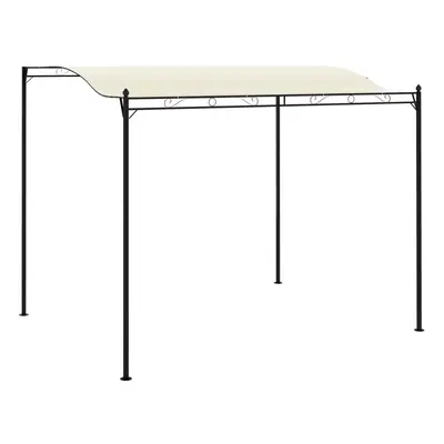 vidaXL Gazebo Fabric Cream White Outdoor Garden Canopy Shelter Tent Carport