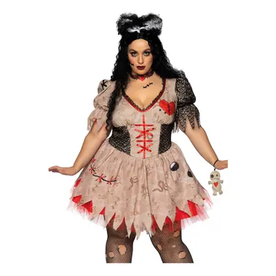 Large size voodoo doll costume for women