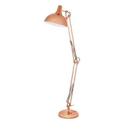 Table Desk Lamp Colour Copper Adjustable In Line Switch Bulb E27 1x60W