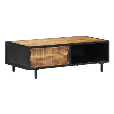 vidaXL Mango Wood Coffee Table Rough Home Couch Table Living Room Furniture