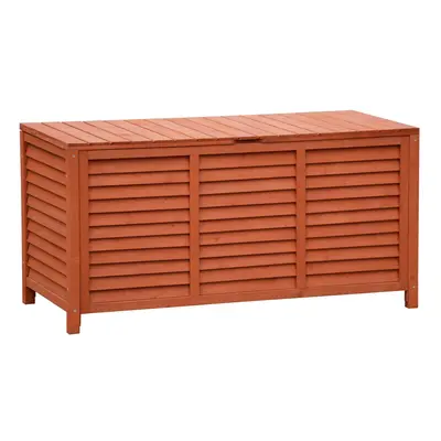 KCT Wooden Outdoor Garden Storage Box with Lid