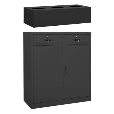 (anthracite) vidaXL Office Cabinet Steel Home Furniture File Storage Cabinet Multi Colours