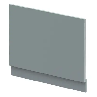 750mm Edge/Power Straight End Bath Panel & Plinth - Matt Coastal Grey