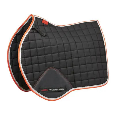 (Pony, Black/Silver/Red) Weatherbeeta Therapy-Tec Horse Saddlepad