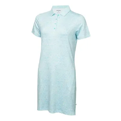 (UK 10, Light Opal) Calvin Klein Womens Hamlin Breathable Moisture Wicking Polo Golf Dress