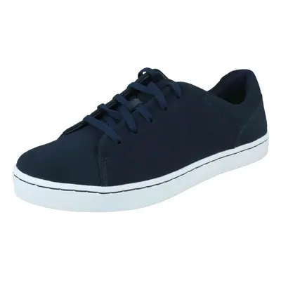 (Navy, UK 5.5) Mens Clarks Lace Up Deck Shoes Pickwell Sail - G Fit