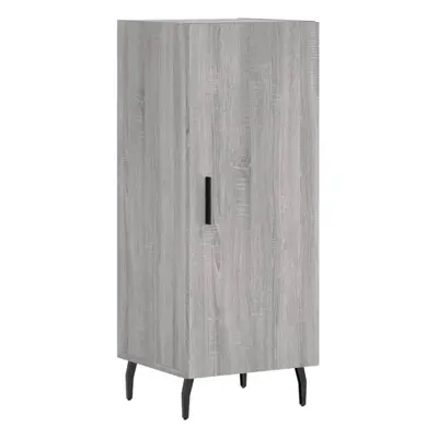 (grey sonoma) vidaXL Sideboard Storage Cabinet Side Cabinet Cupboard White Engineered Wood